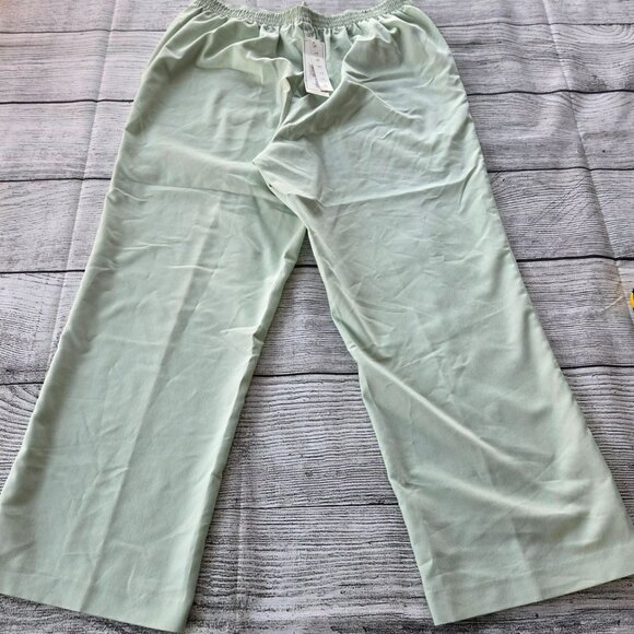 Alfred Dunner Women's Size 16P New with tags Green/Mint Stretch Pants RN19232 - Picture 3 of 11